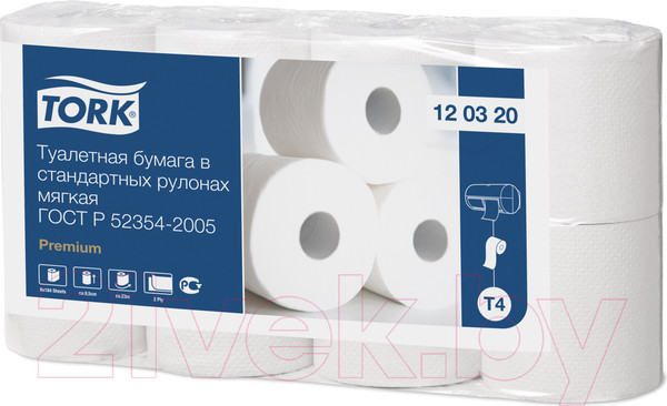 Изображение товара Туалетная бумага Tork 120320 (2сл, 23м, 8рул)