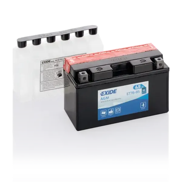 Изображение товара Мотоаккумулятор Exide ET7B-BS (6.5 А/ч)