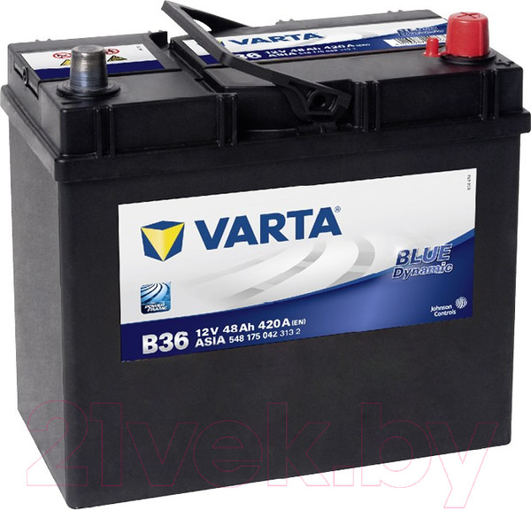 Изображение товара Автомобильный аккумулятор Varta Blue Dynamic JIS / 548175042 (48 А/ч)