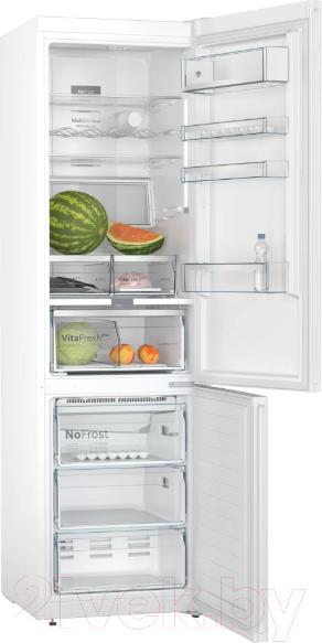 Изображение товара Холодильник с морозильником Bosch Serie 6 VitaFresh Plus KGN39AW32R