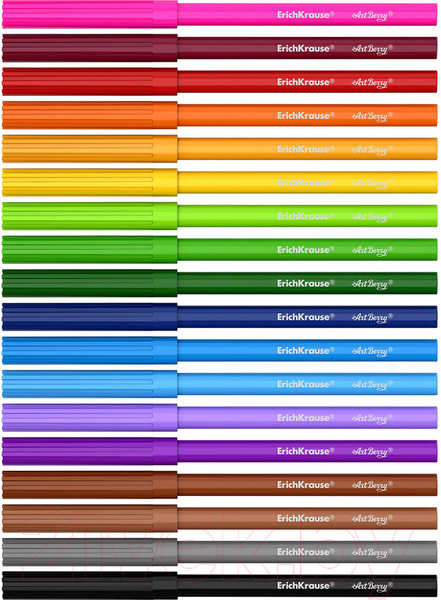 Изображение товара Фломастеры Erich Krause ArtBerry Super Washable / 33051 (18цв)