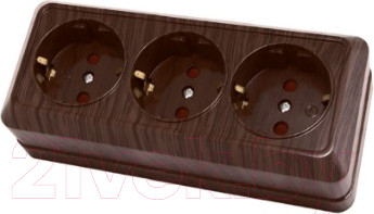 Изображение товара Розетка TDM Ладога SQ1801-0327 (бук)