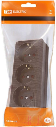 Изображение товара Розетка TDM Ладога SQ1801-0327 (бук)