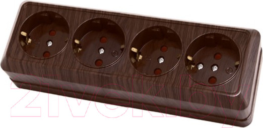Изображение товара Розетка TDM Ладога SQ1801-0331 (бук)