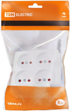 Изображение товара Розетка TDM Ладога SQ1801-0121 (белый)