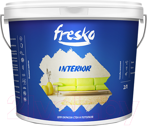 Изображение товара Краска Fresko Interior (10кг, белый)