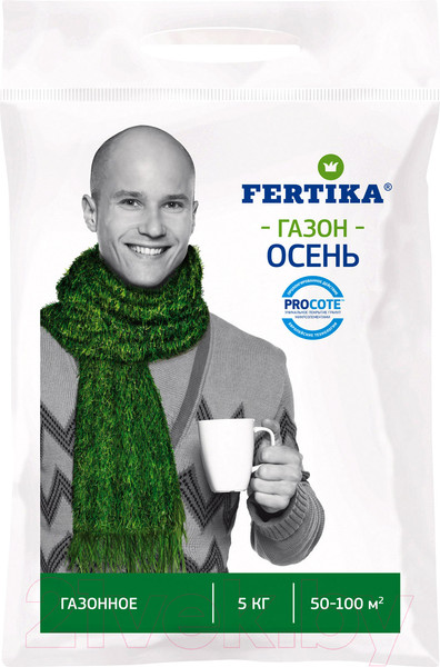 Изображение товара Удобрение Fertika Газонное. Осень (5кг)