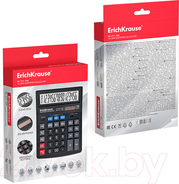 Изображение товара Калькулятор Erich Krause PC-key KC-500-12 / 40500