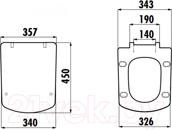 Изображение товара Сиденье для унитаза Creavit Lara KC1603.01.0000E