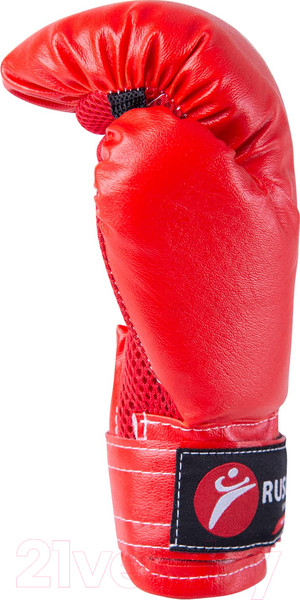 Изображение товара Набор для бокса детский RuscoSport 6oz (черный/красный)