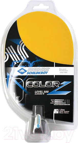 Изображение товара Ракетка для настольного тенниса Donic Schildkrot Color Z (желтый)