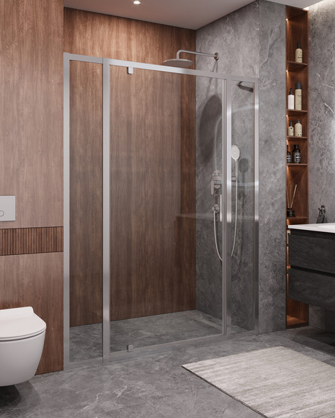 Изображение товара Душевая дверь Cezares MOLVENO-BA-12-100+60-C-Cr-IV 160x190