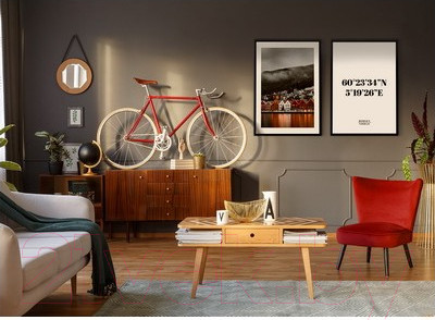 Изображение товара Картина Orlix Координаты Бергена / OB-13788