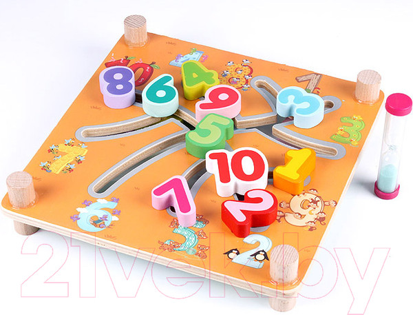 Изображение товара Развивающая игра Darvish Лабиринт. Цифры и фигуры / DV-T-2362