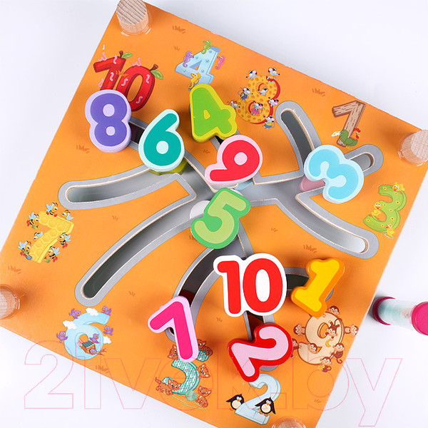 Изображение товара Развивающая игра Darvish Лабиринт. Цифры и фигуры / DV-T-2362
