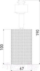 Изображение товара Трековый светильник Elektrostandard Spike GU10 MRL 1011 (черный)