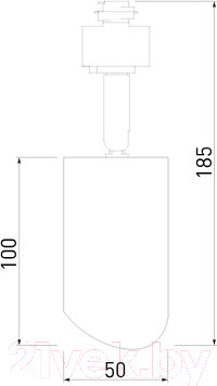 Изображение товара Трековый светильник Elektrostandard Splay GU10 MRL 1006 (черный)