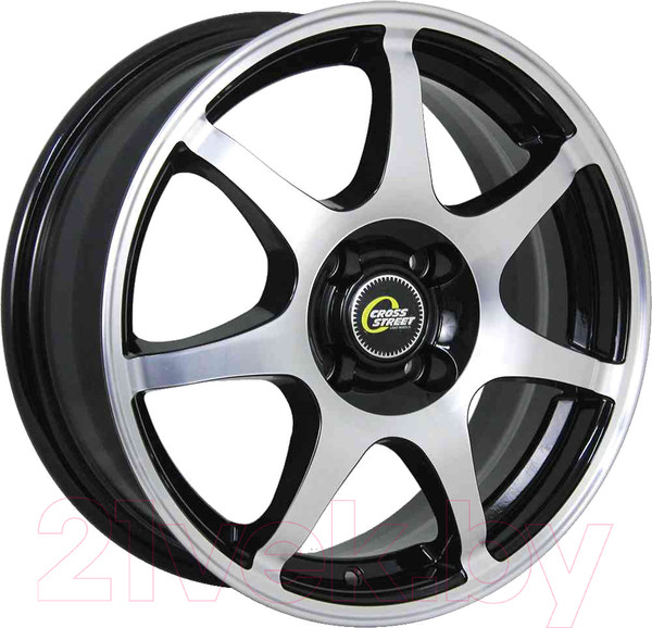 Изображение товара Литой диск Cross Street CR-15 15x6" 4x100мм DIA 60.1мм ET 40мм BKF