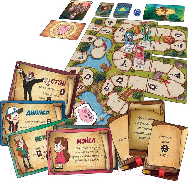 Изображение товара Настольная игра Мир Хобби Гравити Фолз: Спасти Пухлю / 915243
