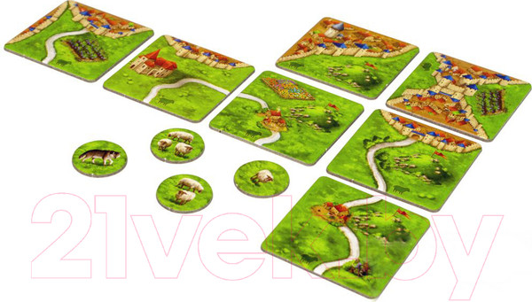 Изображение товара Дополнение к настольной игре Мир Хобби Каркассон 9: Холмы и овцы / 915254