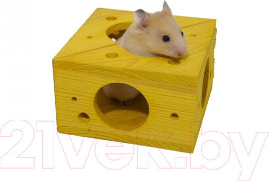 Изображение товара Игрушка для грызунов Rosewood Сыр трансформер / 19276/RW (желтый)