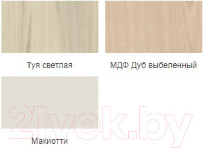 Изображение товара Тумба Аквилон Капелла (туя светлая)