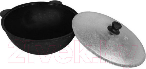 Изображение товара Казан Grand Metall Invest Узбекский (6л, плоское дно)