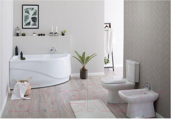 Изображение товара Ванна акриловая Aquanet Graciosa 150x90 L (с каркасом и экраном)