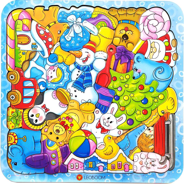Изображение товара Развивающая игрушка Leoboom Пазл. Новый год / П811