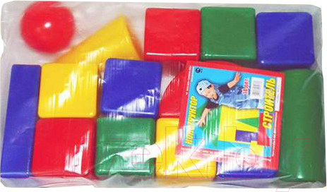 Изображение товара Конструктор Юг-пласт Строитель 5001 (14 деталей)