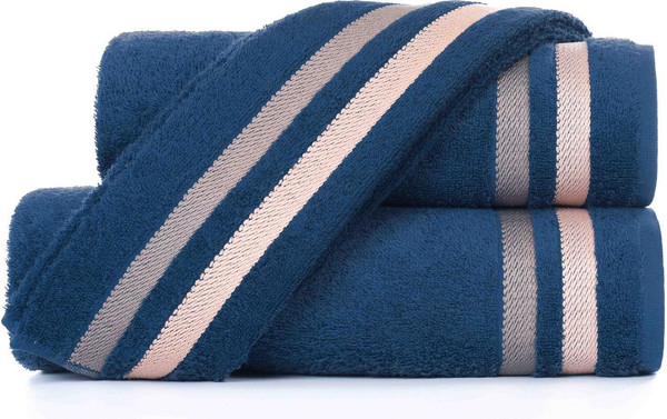 Изображение товара Полотенце Самойловский текстиль Исландия Махра 100x150 400г (темно-синий)