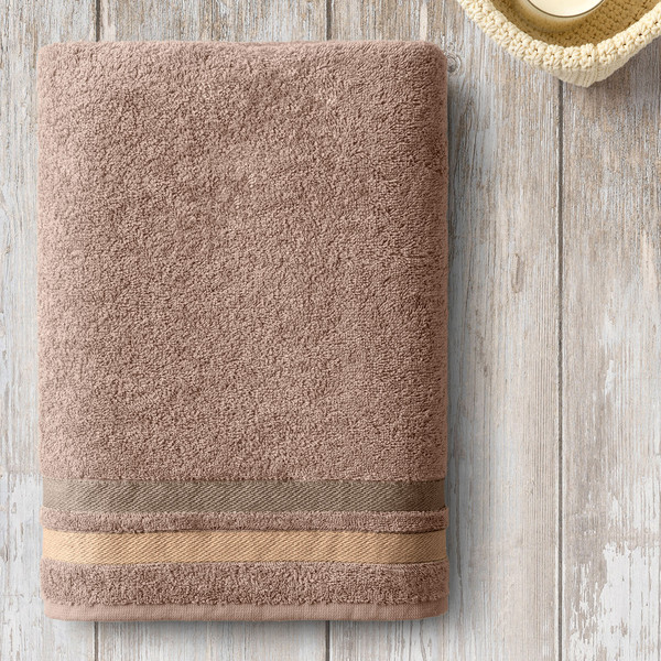 Изображение товара Полотенце Самойловский текстиль Исландия Махра 100x150 400г (мокко)