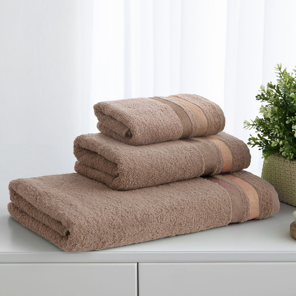 Изображение товара Полотенце Самойловский текстиль Исландия Махра 100x150 400г (мокко)