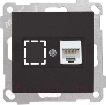 Изображение товара Розетка Mutlusan Daria 2100 136 0184 (черный)