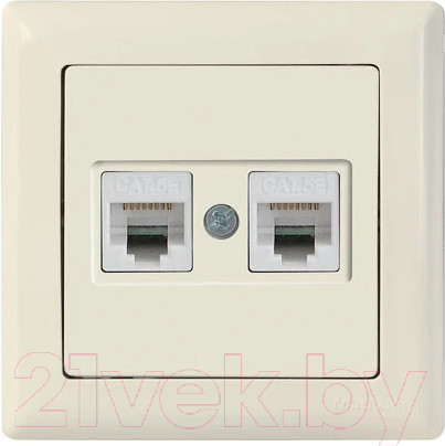 Изображение товара Розетка Mutlusan Daria 2120 138 0102 (кремовый)