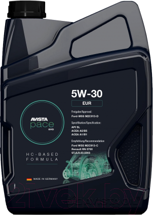Изображение товара Моторное масло Avista Pace Evo EUR 5W30 / 150809 (1л)