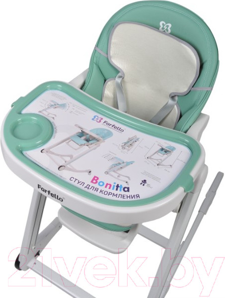 Изображение товара Стульчик для кормления Farfello Bonitta (вечнозеленый)