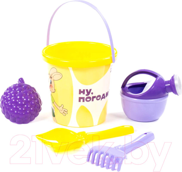 Изображение товара Набор игрушек для песочницы Полесье Ну, погоди! / 83258