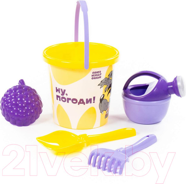 Изображение товара Набор игрушек для песочницы Полесье Ну, погоди! / 83258
