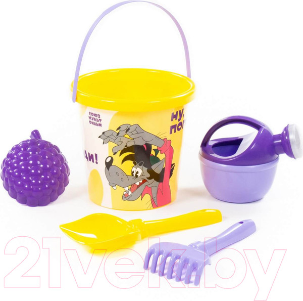 Изображение товара Набор игрушек для песочницы Полесье Ну, погоди! / 83258
