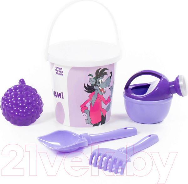 Изображение товара Набор игрушек для песочницы Полесье Ну, погоди! / 83258