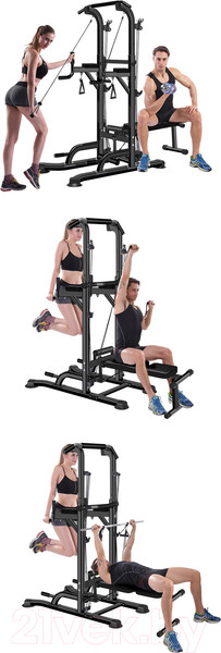 Изображение товара Силовой тренажер VictoryFit T66 / VF-T66 (черный)
