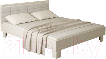 Изображение товара Двуспальная кровать Аквилон Азалия №16М (бодега белый)