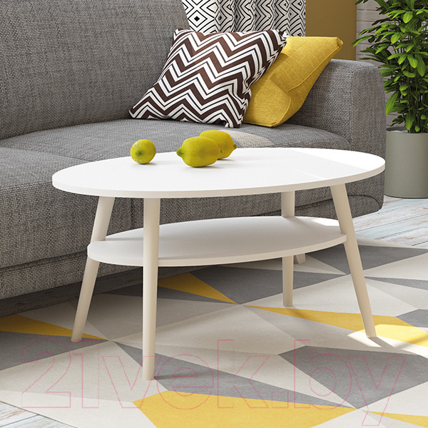 Изображение товара Журнальный столик Аквилон Консул-4 (белоснежный)