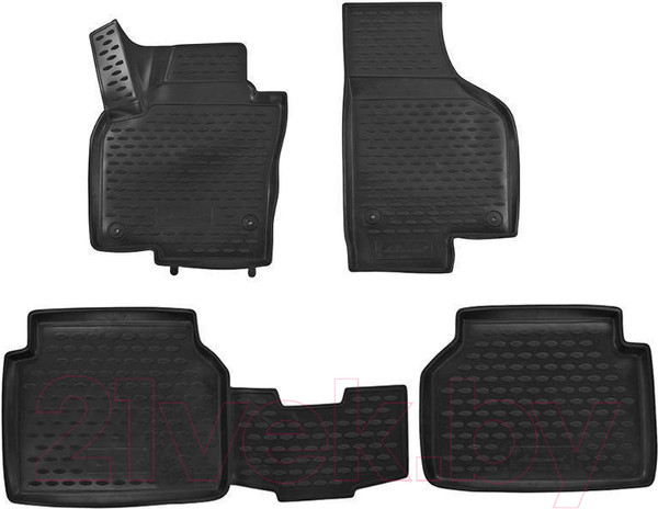 Изображение товара Комплект ковриков для авто ELEMENT NLC.3D.51.21.210KH для Volkswagen Tiguan (4шт)