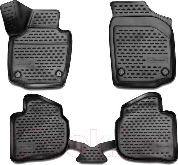 Изображение товара Комплект ковриков для авто ELEMENT Element3D02433210K для Volkswagen Polo (4шт)