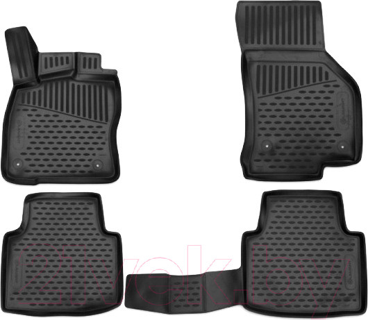 Изображение товара Комплект ковриков для авто ELEMENT Element3D4517210K для Skoda Superb (4шт)