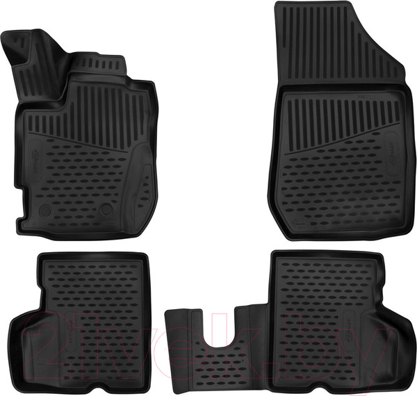 Изображение товара Комплект ковриков для авто ELEMENT ElementT3D4141210K для Renault Kaptur (4шт)