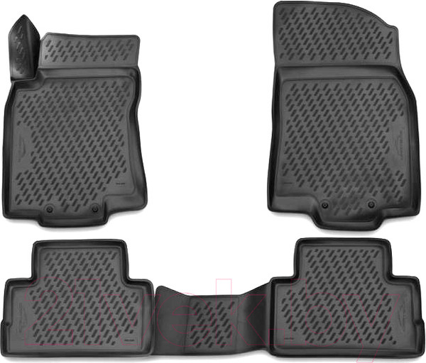 Изображение товара Комплект ковриков для авто ELEMENT CARNIS00061 для Nissan Qashqai (4шт)