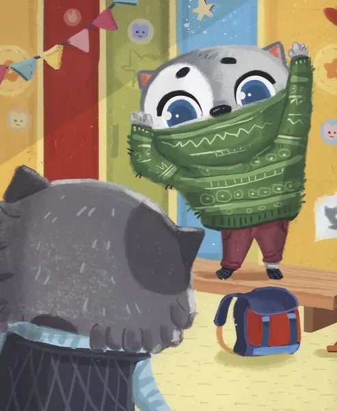 Изображение товара Художественная книга Проф-Пресс Kitten Fluffy learns to be a good friend